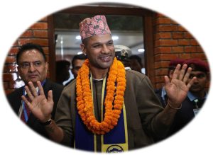 शिखर धवनले ५१ बलको सामना गर्दै ७१ रन बनाएर अविजित