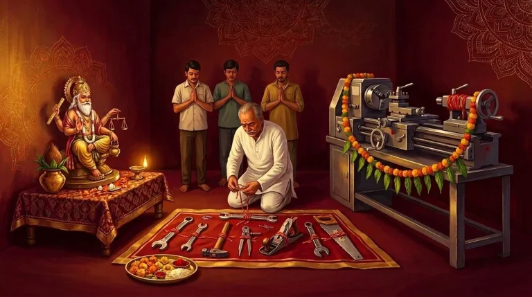 विश्वकर्मा पूजा : मेसिनदेखि औजारसम्म पूजा गर्ने परम्पराको यस्तो छ इतिहास
